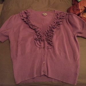 Cropped cardigan from Worthington. Size XL.