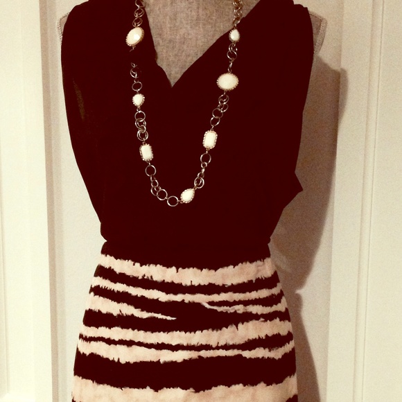 Talbots Collection Black and Cream skirt