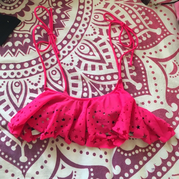 PINK bathing Suit Top