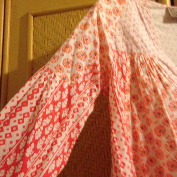 Patterned peasant top - Picture 2 of 3