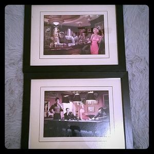 Marilyn Monroe, James Dean, Elvis, etc. wall decor