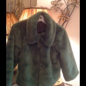 Faux Fur crop Jacket