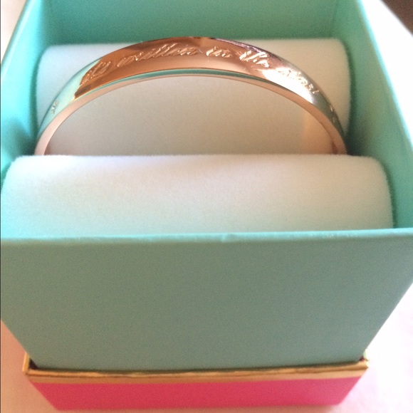 kate spade Jewelry - Brand new Kate Spade Bangle in Rose Gold