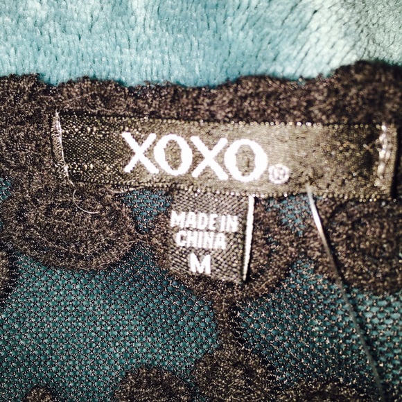 XOXO Black Lace Dress Size Medium - Picture 4 of 4