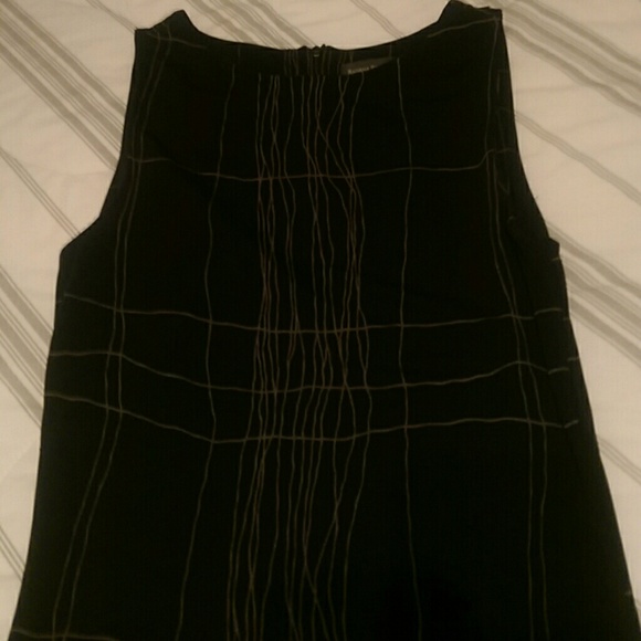 Banana Republic Black/Tan Long Sheath Dress - Picture 1 of 3