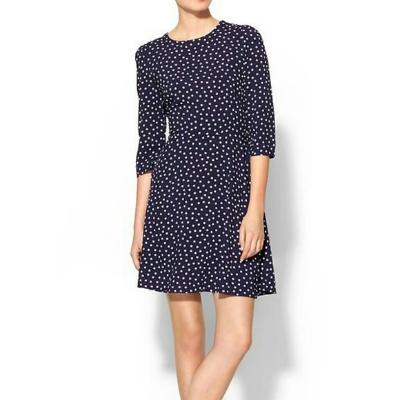 Three Dots Polka Dot Dress