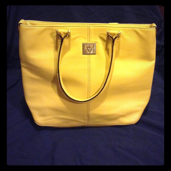 Large Bright Yellow Perfect Tote Shopper - Picture 1 of 4