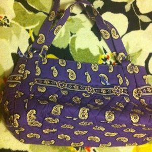 Vera Bradley simply violet Stephanie bag