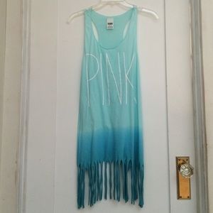 Pink Victoria's Secret bathing suit cover-up