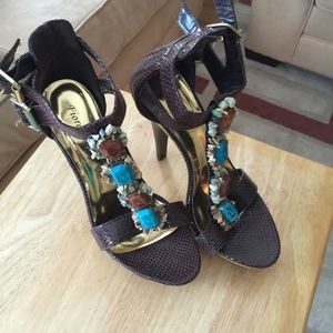 Ladies stone Stilettos