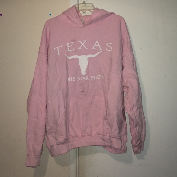 pink Texas sweatshirt