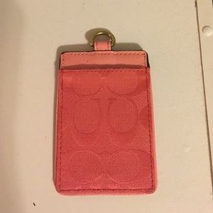 Coach card/ ID holder