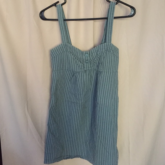 Forever 21 Teal/Blue Textured Dress