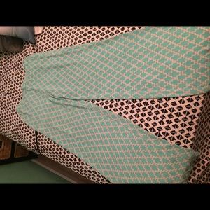 Printed wide legs pants