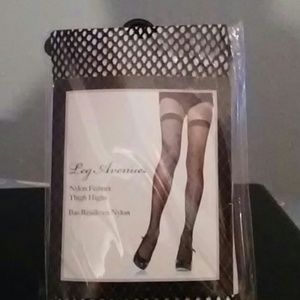 Nylon Fishnet Thigh Highs