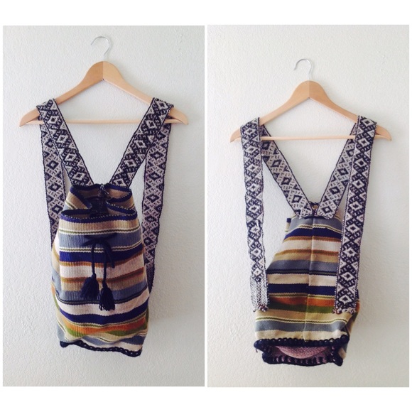 Urban Outfitters Handbags - Urban Outfitters Blanket Mochila Backpack