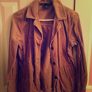 Corduroy trendy brown jacket