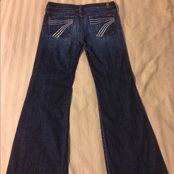 Size 26 7 for all mankind dojo blue jeans