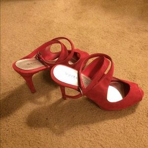 WHBM Hot pink heels