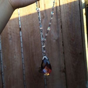 Purple Vintage Set- Necklace and Earrings