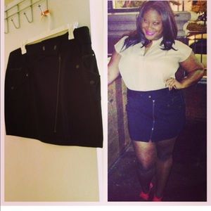 Sexy Micro Mini Black Skirt