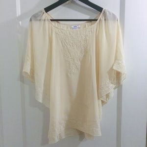 Sheer, drapey boho top