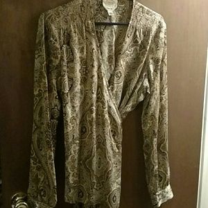 Talbots 100% silk blouse
