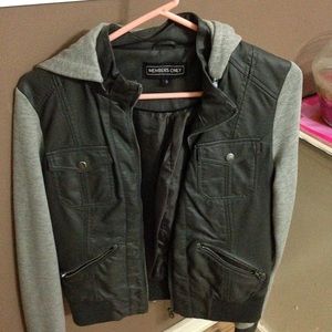 Members Only leather jacket
