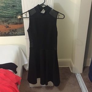 H&M Mesh Panel Skater Dress