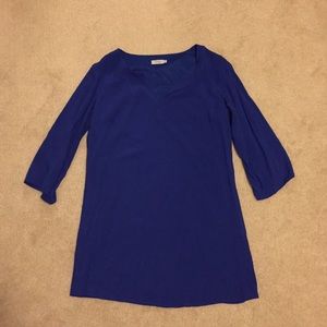 NWOT Tobi royal blue v neck shift dress