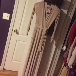 Long sleeve maxi dress
