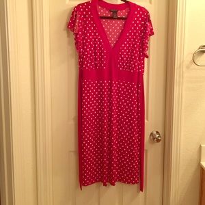 Lane Bryant Retro poka dot dress