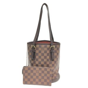 Louis Vuitton  Damier Ebene Bucket / inside pouch