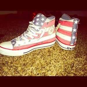 American flag converse