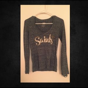 Saints Long Sleeve Sports Tee