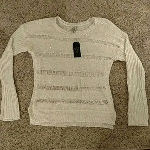 Express Lace & Sequins Sweater
