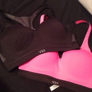 Two VSX sports bra like new
