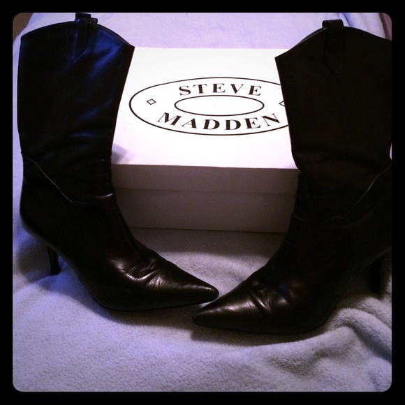 Black Steve Madden Boots