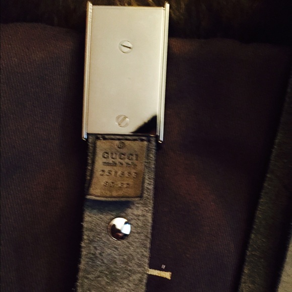 💯 Authentic GUCCI suede belt ⭐️ - Picture 2 of 2
