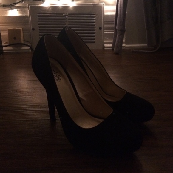 Charlotte Russe Shoes - black heals