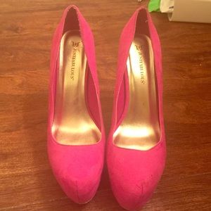 JustFab heels. WORN ONCE