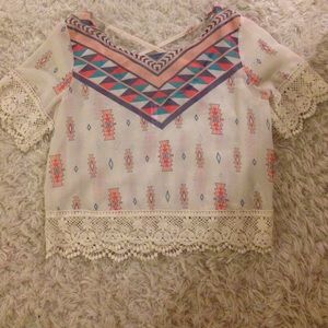 Super cute lace t-shirt from Target!