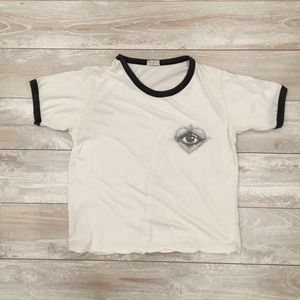 Brandy Melville Ringer Tee