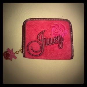 Juicy hot pink magenta wallet