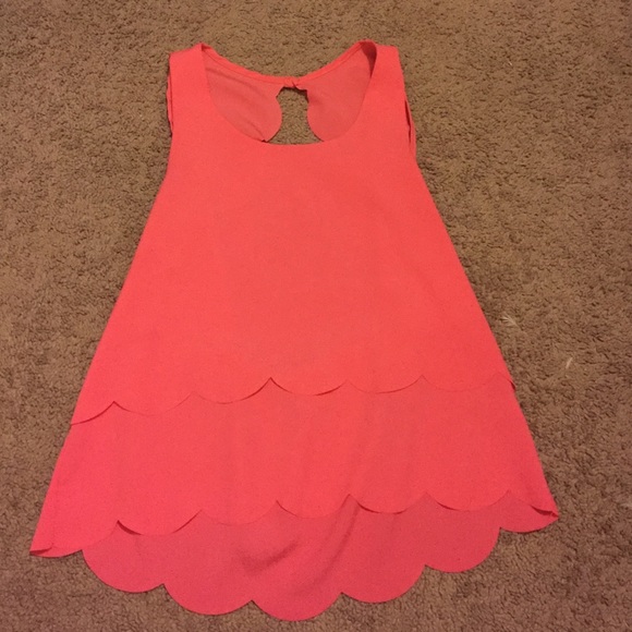 Pink Open Back Top