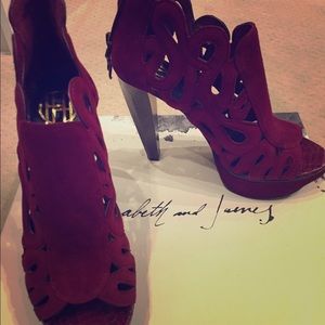 Elizabeth and James heels