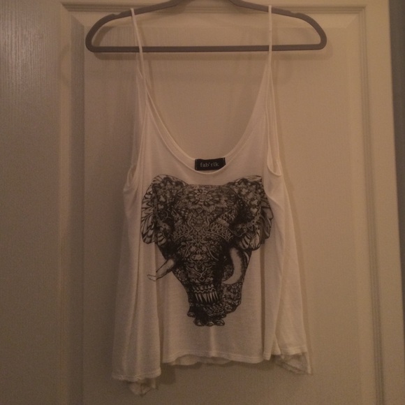 Elephant white tank from fabrik