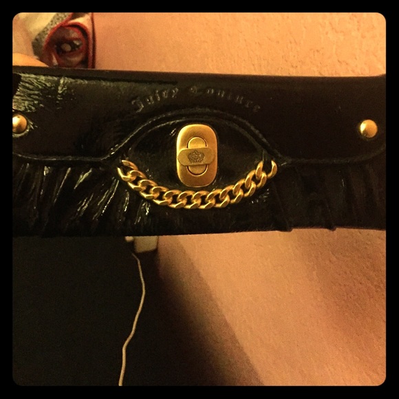 Juicy couture patent leather wallet