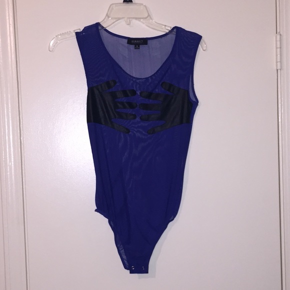 Mesh body suit.