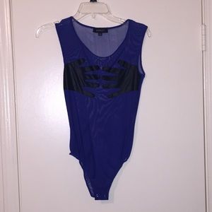 Mesh body suit.